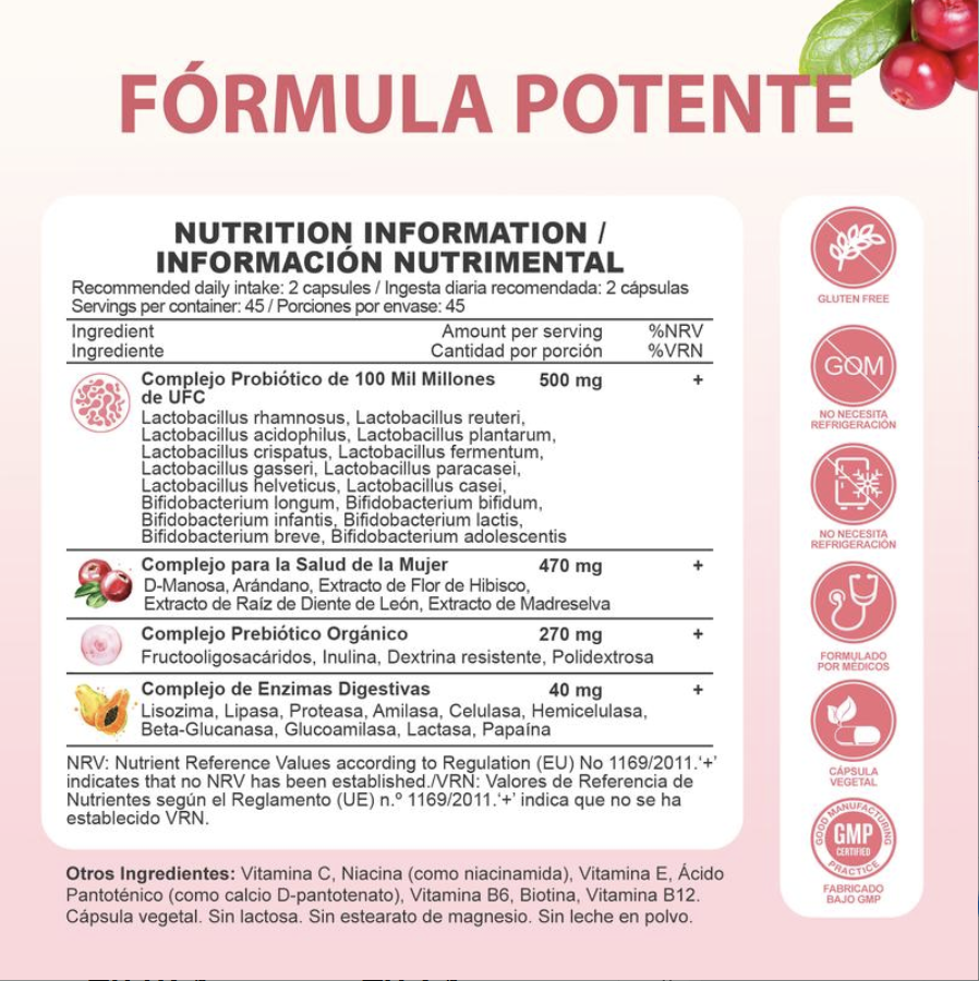 Equilibrio Íntimo Total Microbiota