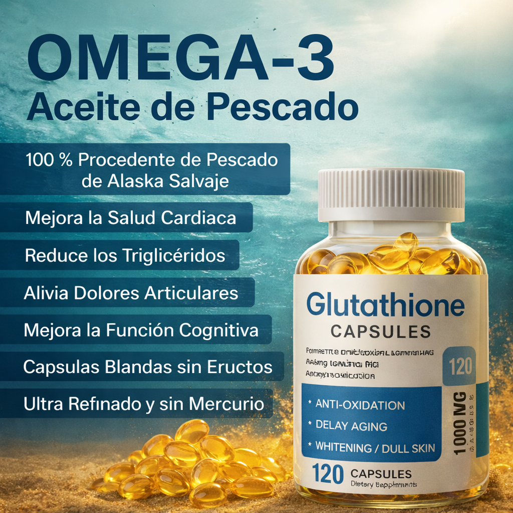 Omega 3 Alta Mar – Potencia Cerebral & Salud del Corazón