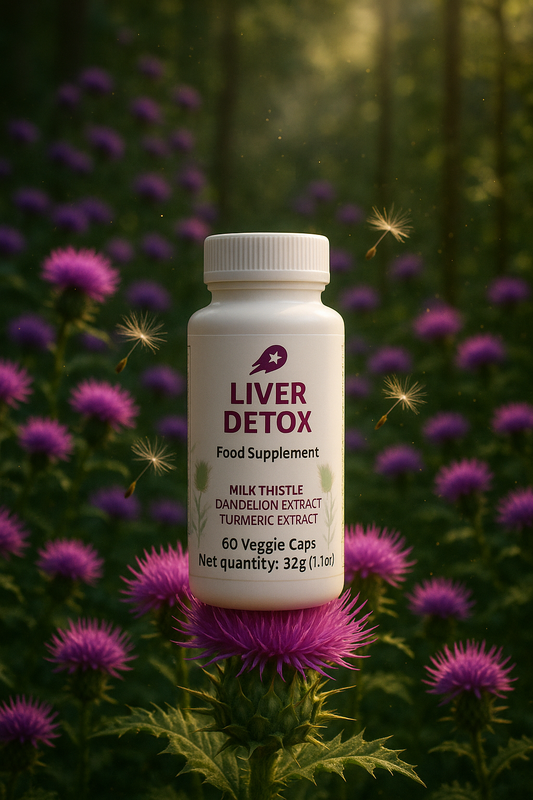 Cardo mariano, diente de león & cúrcuma: Cuidado Hepático y digestivo con productos naturales