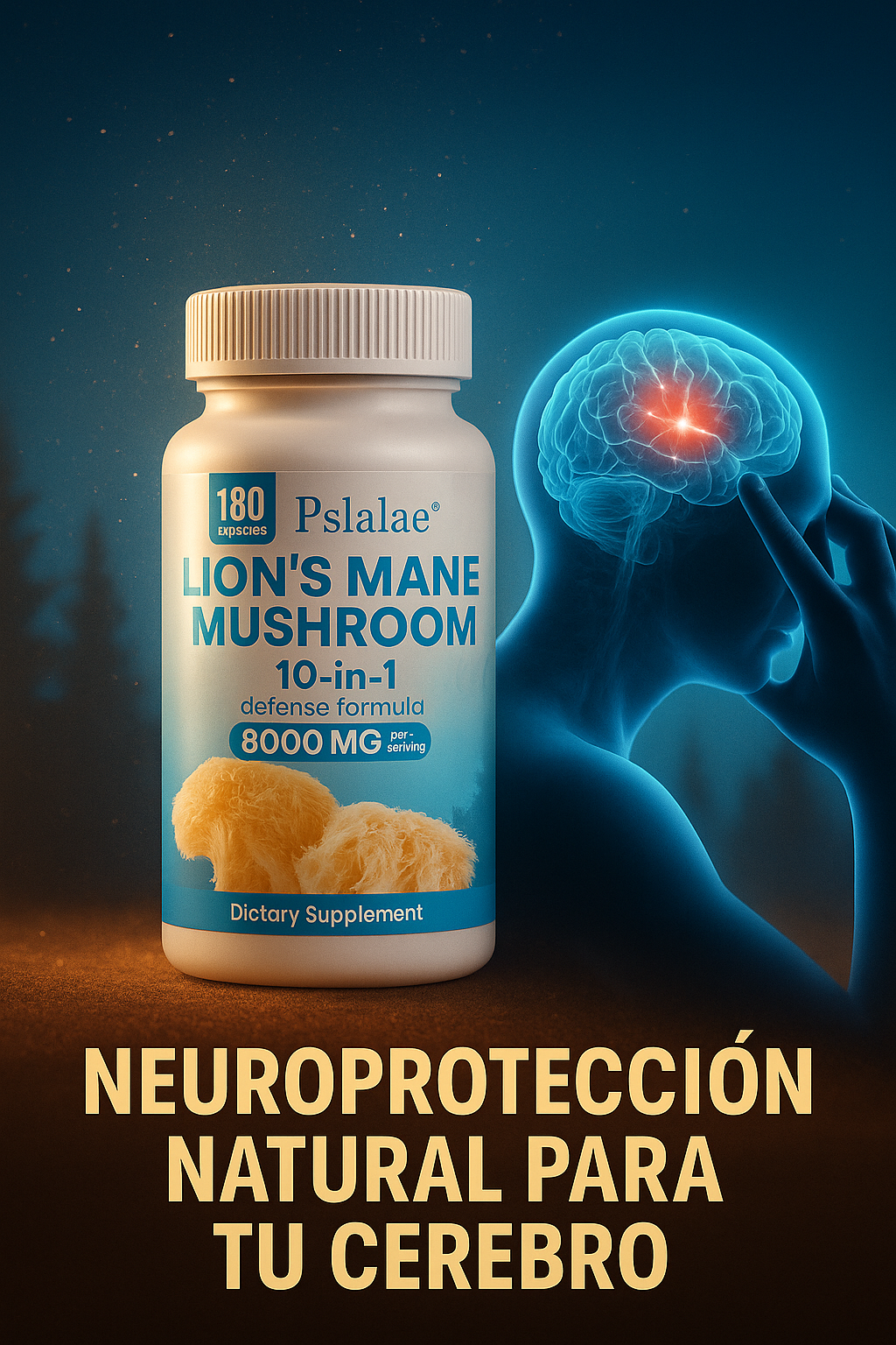 Melena de león-El hongo potenciador y regenerativo de neuronas.