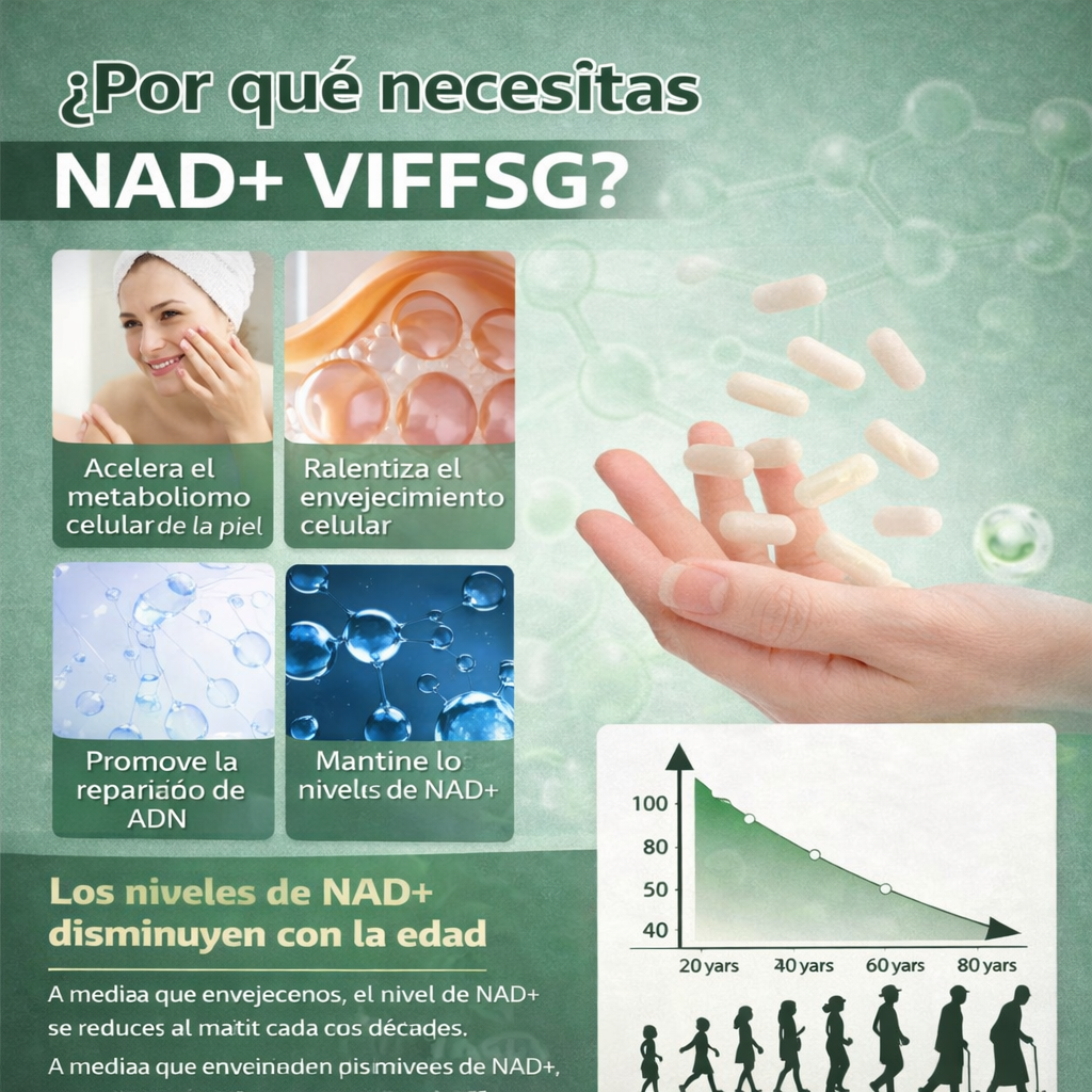 Rejuvenecedor Avanzado NAD+Resveratrol