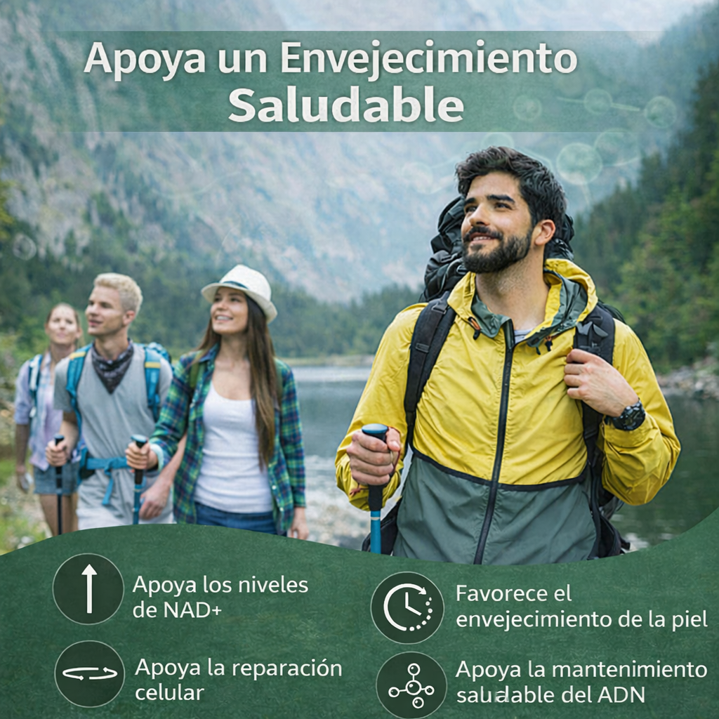 Rejuvenecedor Avanzado NAD+Resveratrol