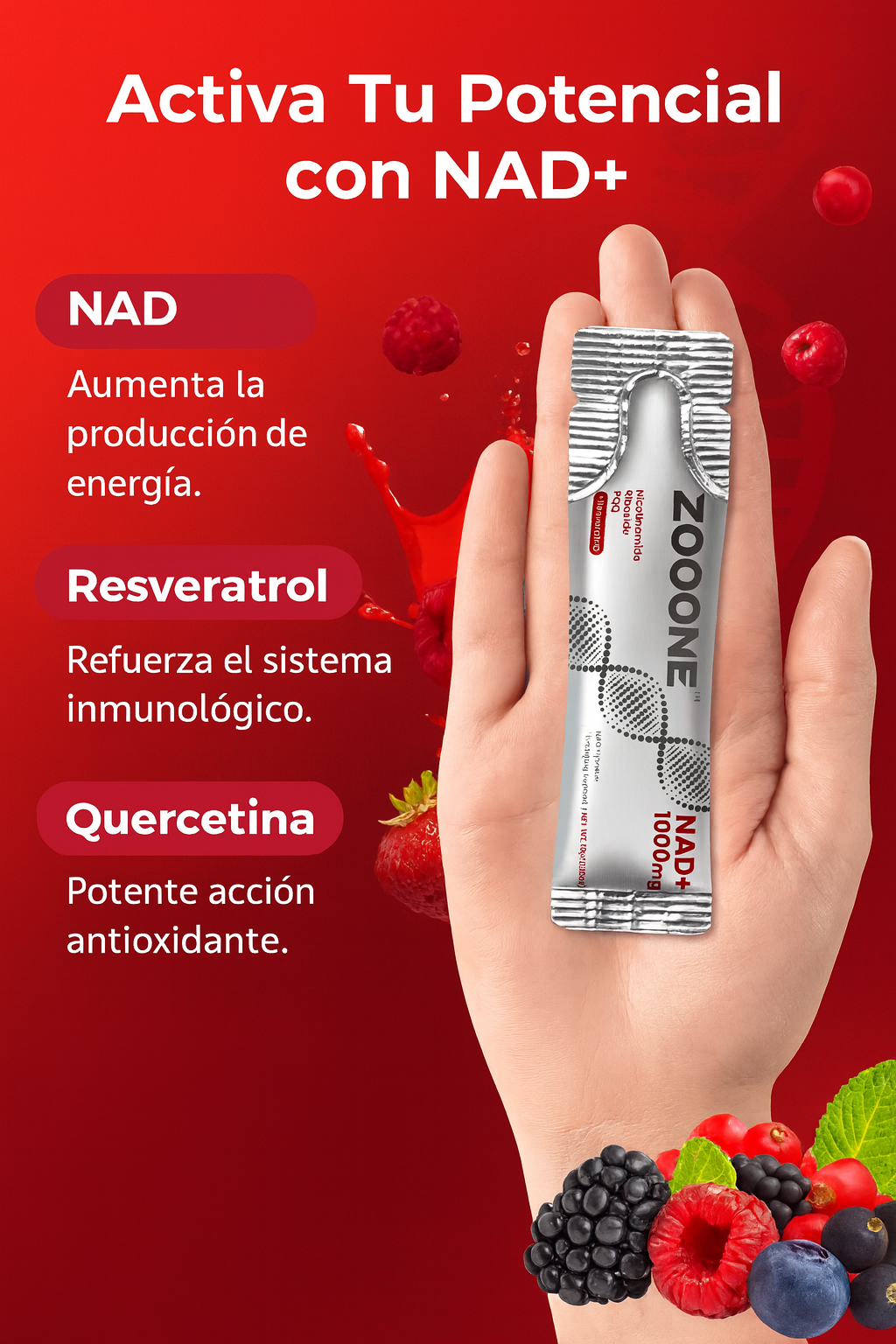 Clario+ – Energía Mental Vegana con NAD+