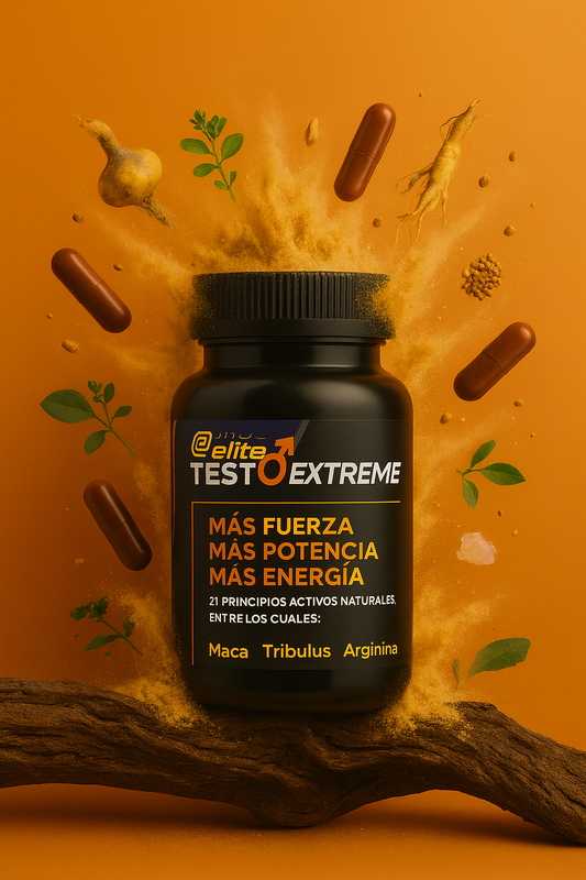 ESTIMULANTE NATURAL DE TESTOSTERONA 120 CÁPSULAS MACA800mg