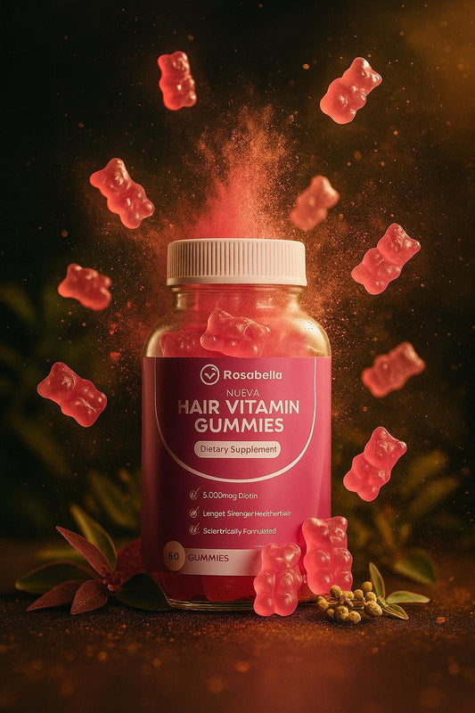 Gummies para el crecimiento y fuerza del cabello