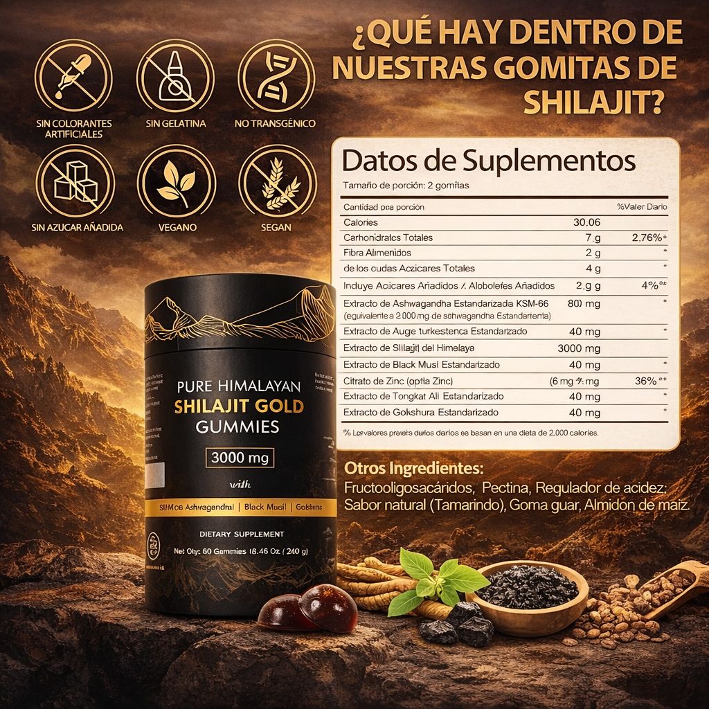 TESTO LÍBIDO BOOST♂ Shilajit™(Sabor Berries)